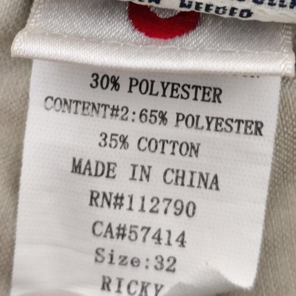 True Religion Men's Corduroy Denim Ricky Straight Sz 32 Beige Cotton Vintage Y2K - Picture 7 of 12